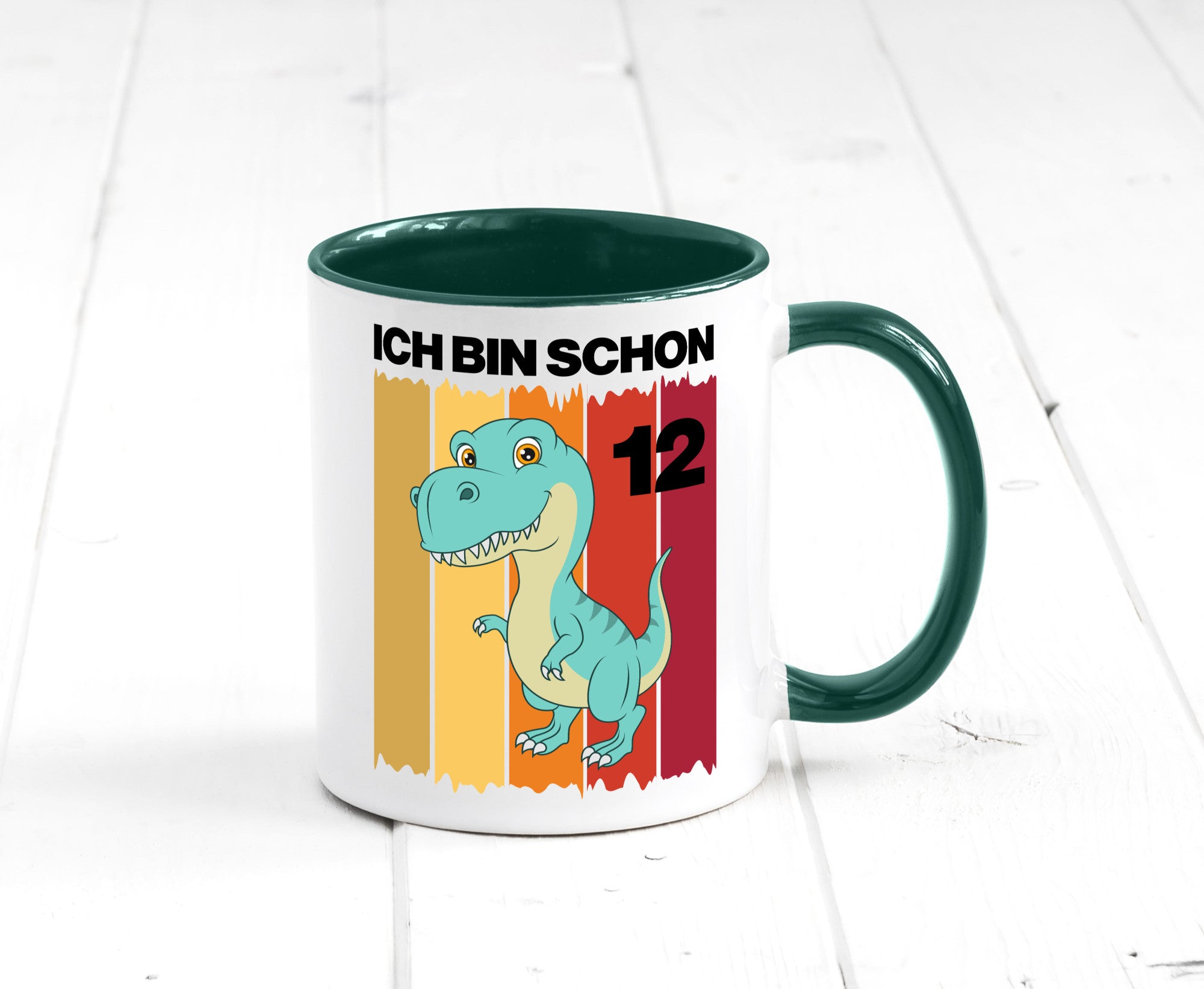 12. Geburtstag | 12 Jahre Dinosaurier lustiger Spruch Geschenk Geschenkidee