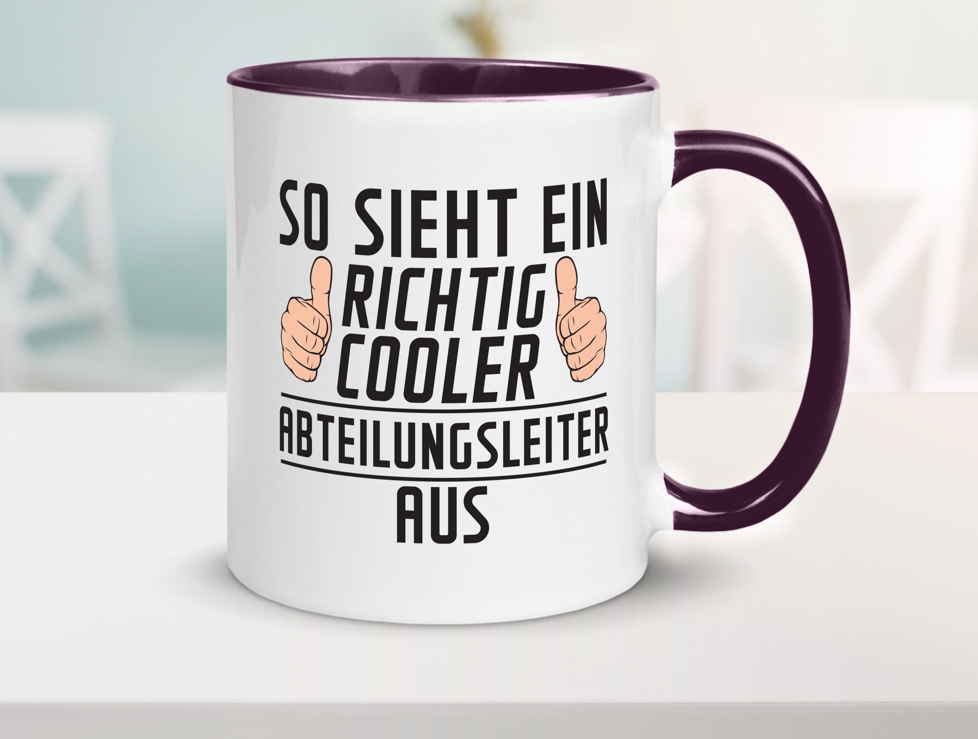 Richtig Cooler Abteilungsleiter| Führungskraft lustiger Spruch Geschenk Humor