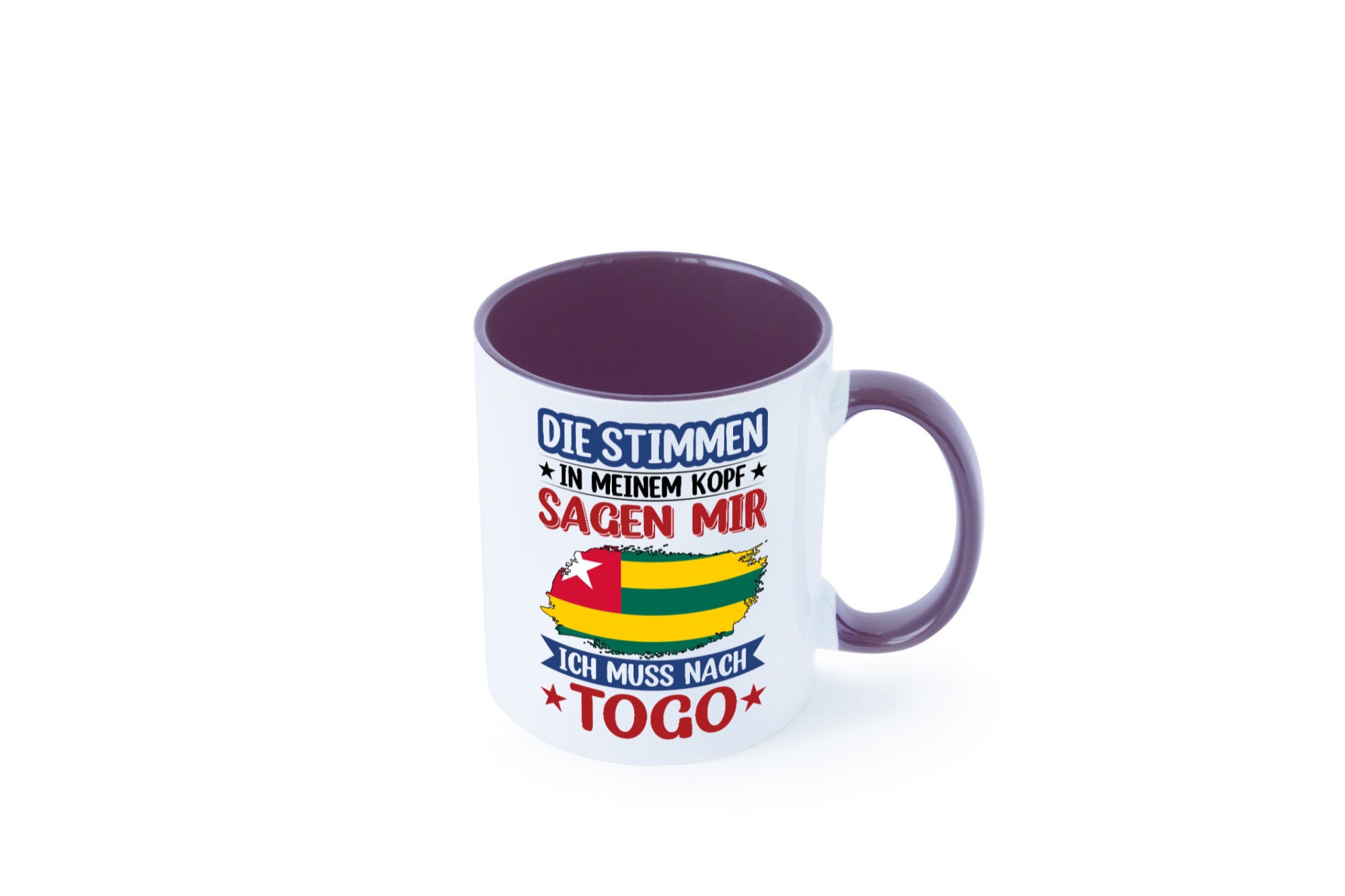 Togo | Urlaub Stimmen in meinem Kopf Traumland Humor Geschenkidee Tasse