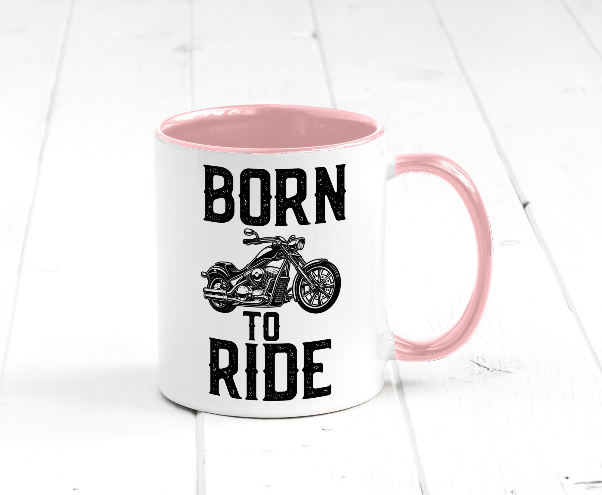 Born to ride | Biker Tasse Motorradfahrer Motorrad lustiger Spruch Geschenk
