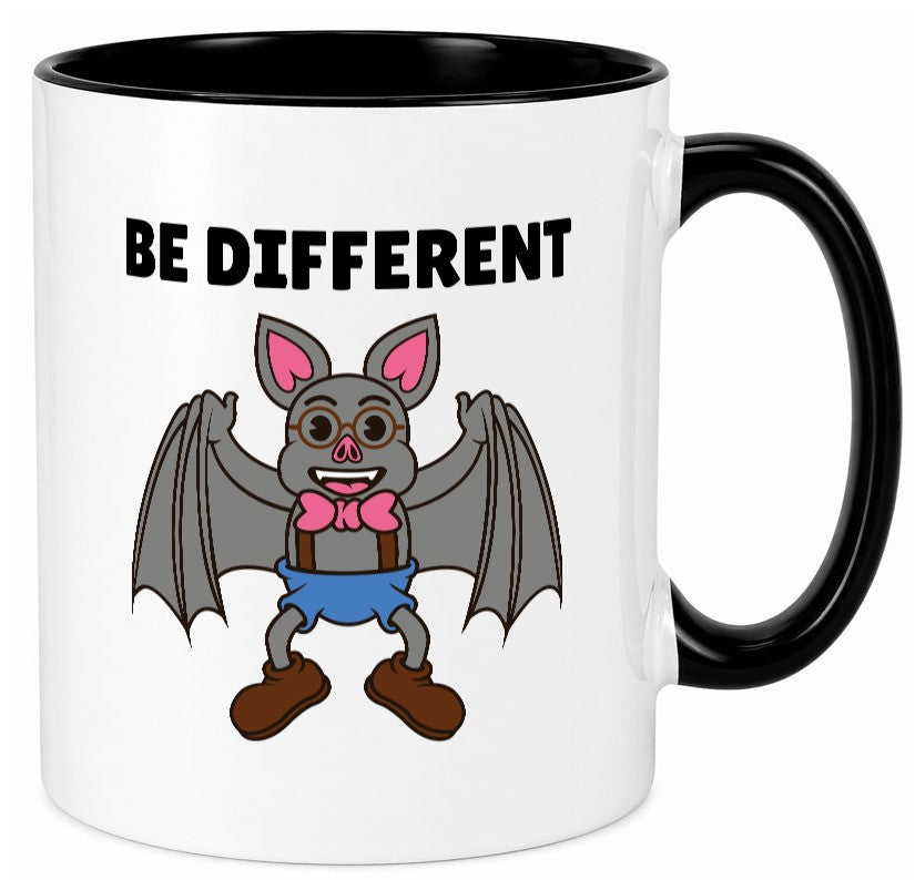 Be Different Geschenk Humor Geschenkidee lustiger Spruch Tasse