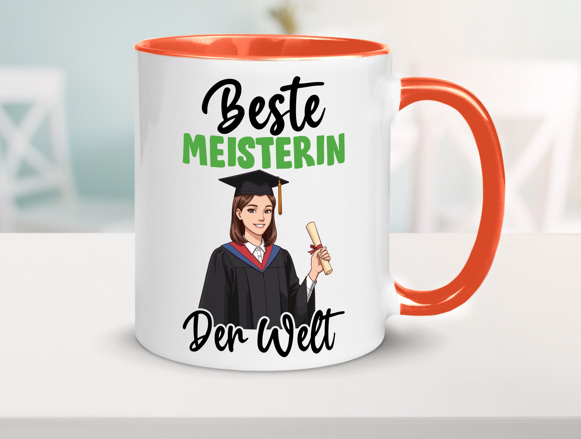 Beste Meisterin | Meisterbrief v2 Geschenk Humor Geschenkidee lustiger Spruch