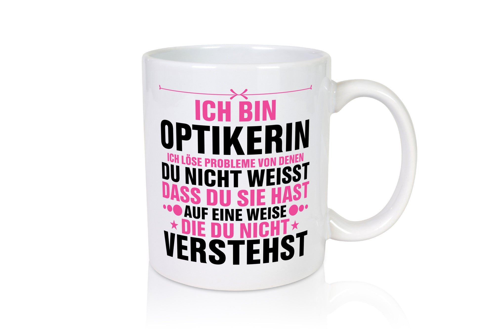 Löse Probleme: Optikerin | Augenoptik v2 lustig Humor Geschenkidee Geschenk