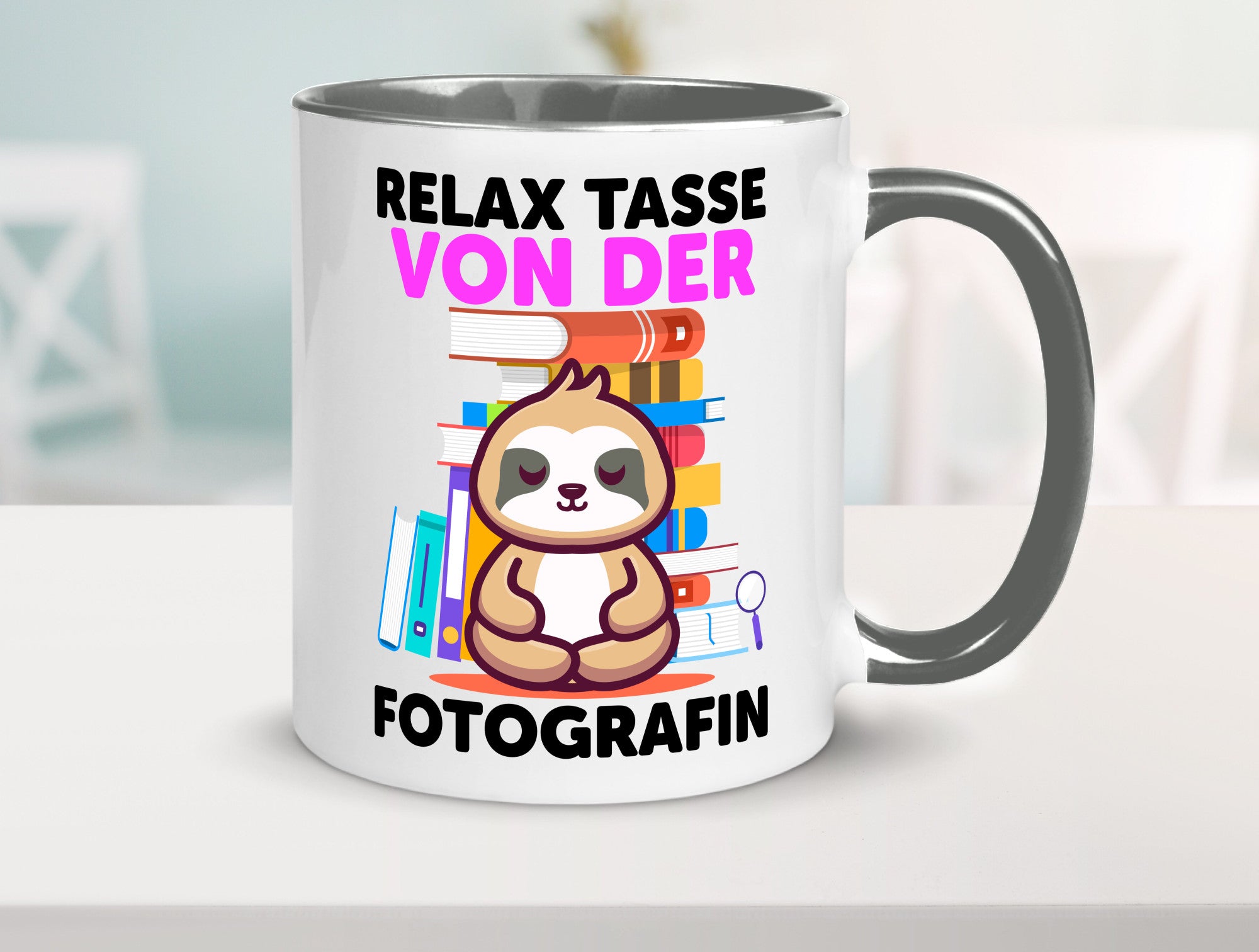 Relax Tasse: Fotografin | Fotografie Kamera Humor Geschenkidee Tasse