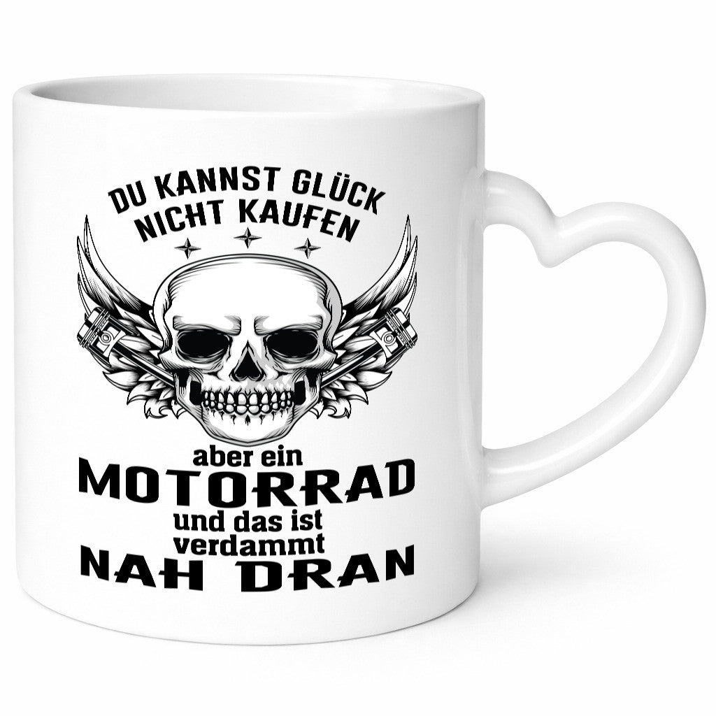 Glück kann man nicht kaufen | Motorrad Fahrer Biker Humor Geschenkidee Tasse