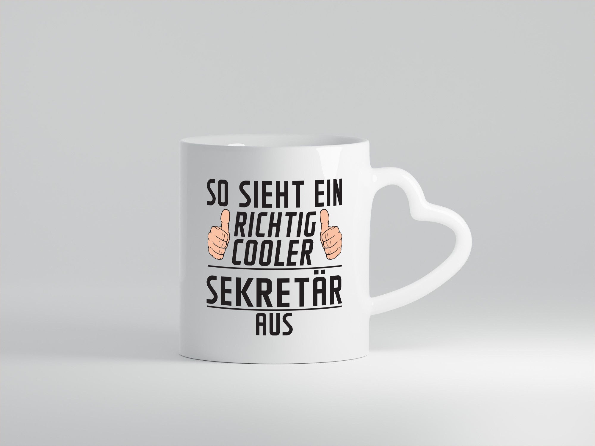 Richtig Cooler Sekretär | Büro Geschenk Arbeit Kollegen lustiger Spruch Tasse