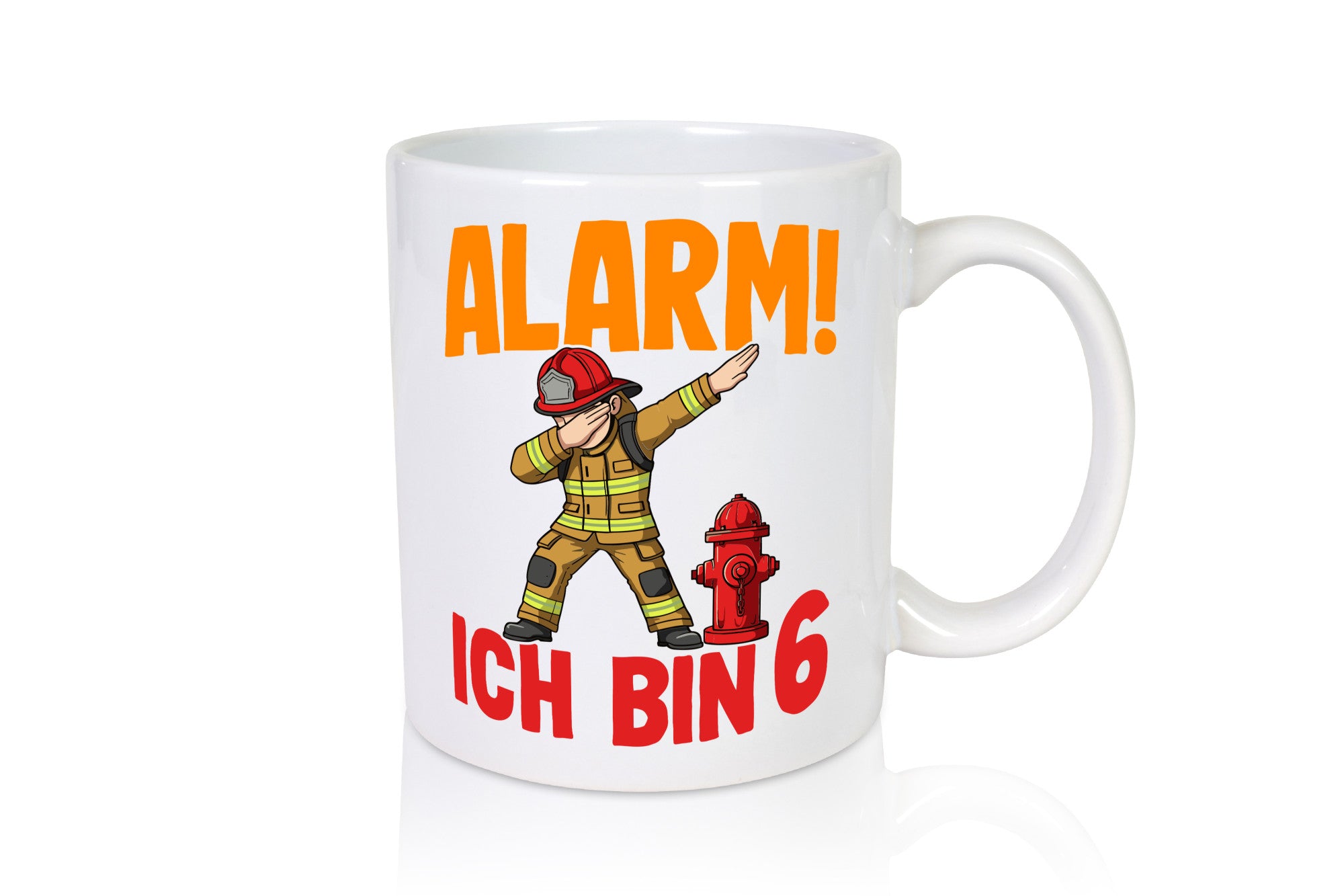 6. Geburtstag | 6 Jahre Feuerwehr Junge lustiger Spruch Geschenk Geschenkidee