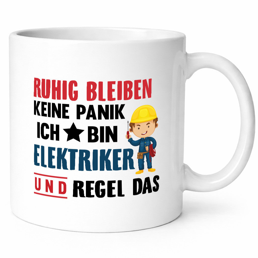 Ruhig bleiben keine Panik ich bin elektriker und regel das Humor Geschenkidee