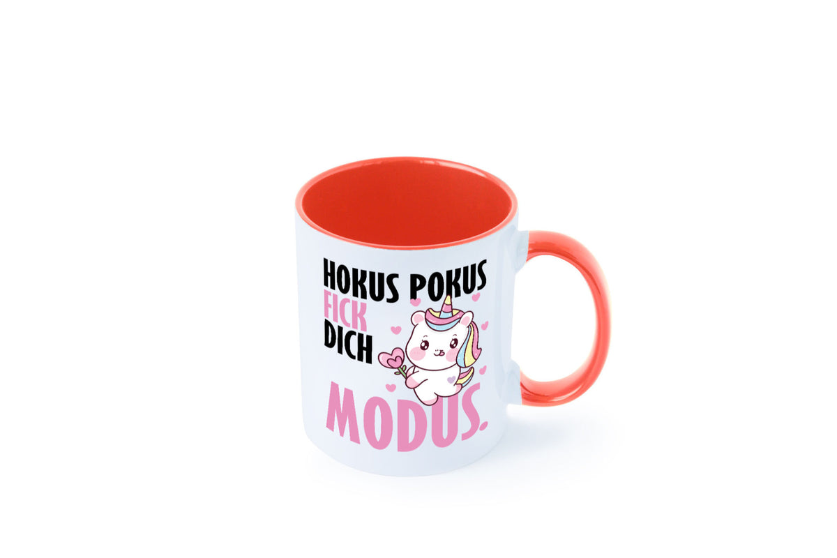 Hokus Pokus lustiger Spruch Geschenk Humor Geschenkidee Tasse