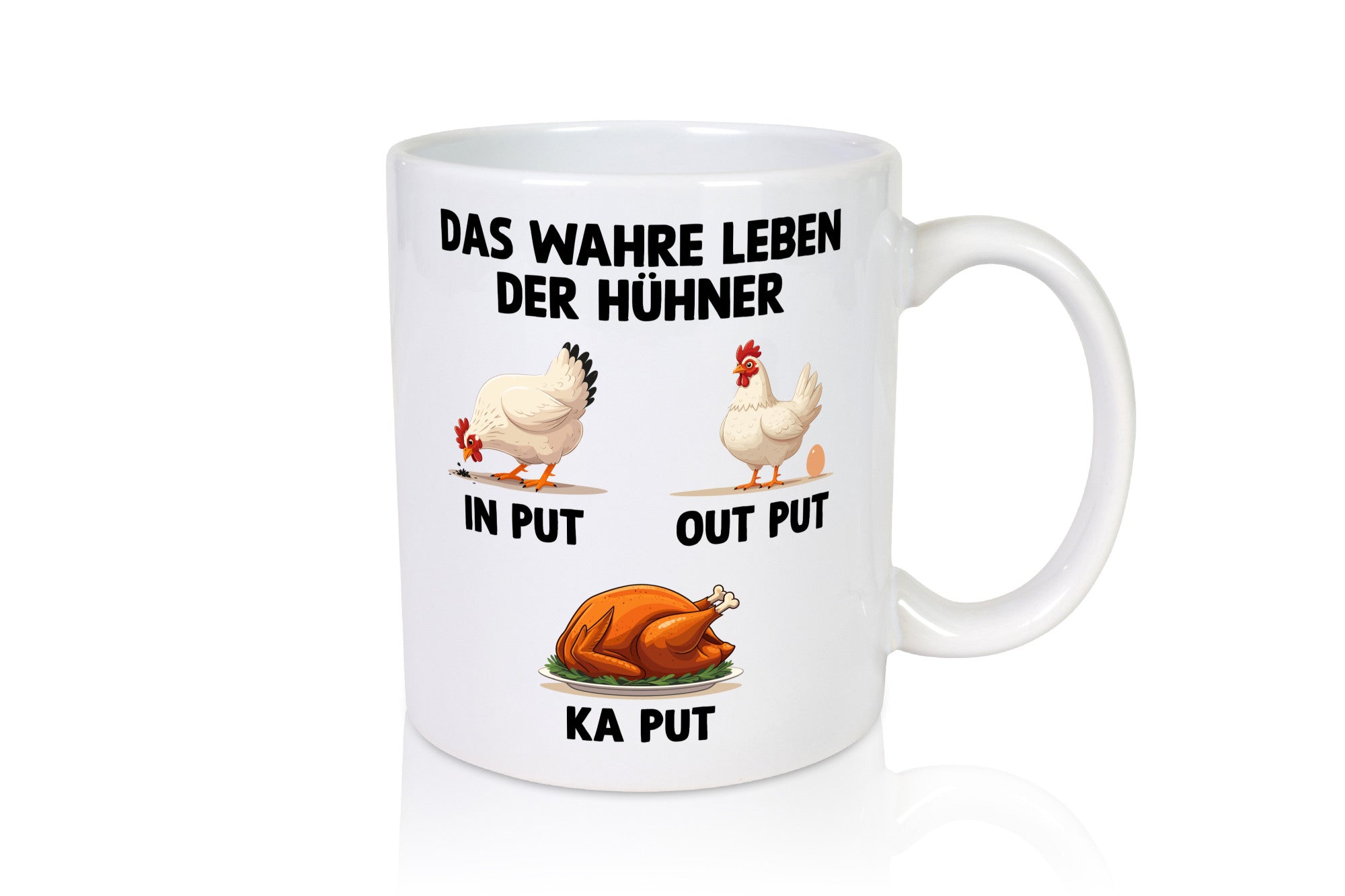 Das wahre leben der Hühner | Hühnerstall lustig Humor Geschenkidee Geschenk