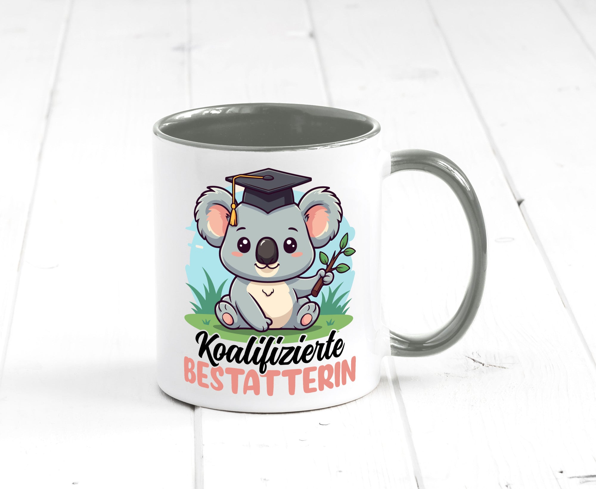 Koalifizierte Bestatterin | Bestattung Totengräberin Humor Geschenkidee Tasse