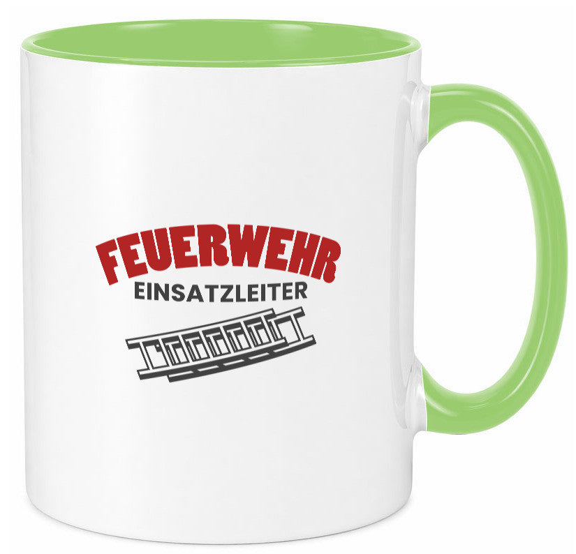 Feuerweher Einsatzleiter | Feuerwehrmann Feuerlöscher Geschenk Humor Tasse