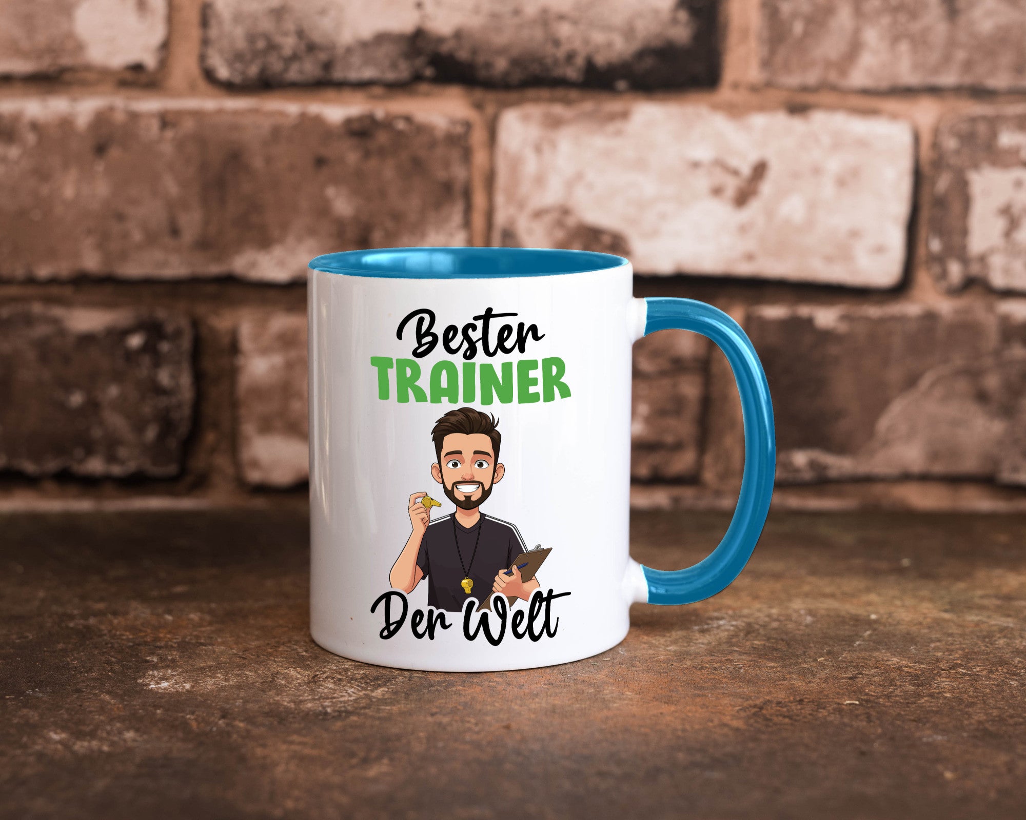 Bester Trainer | Verein Sport v2 Humor Geschenkidee Tasse