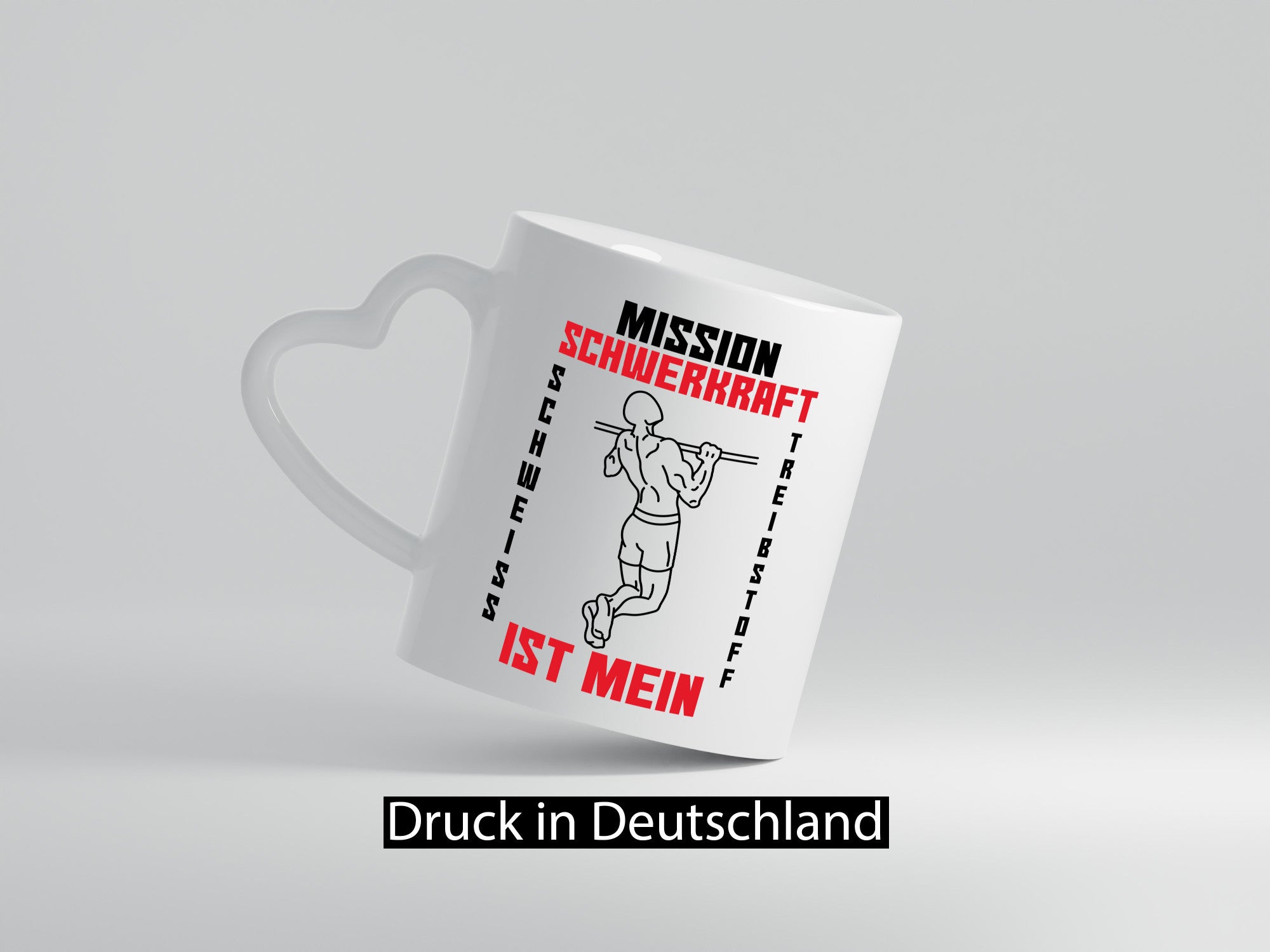 Mission Schwerkraft | Klimmzug Schweiß Bodybuilder Geschenk Humor Geschenkidee
