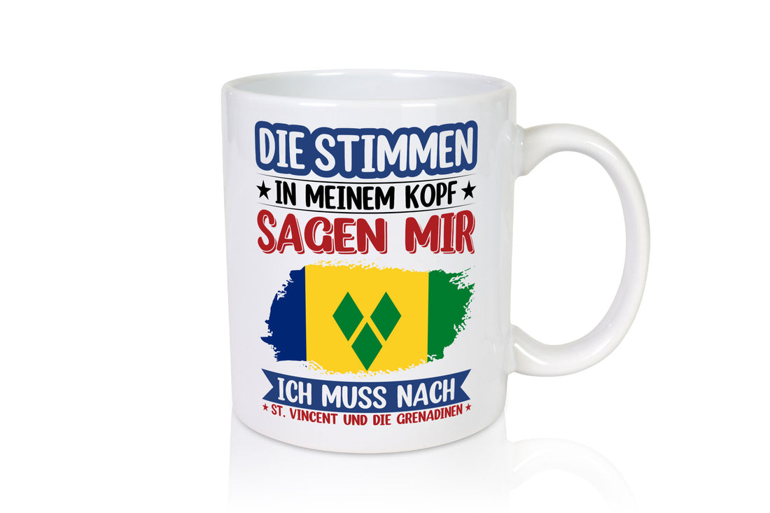 St. Vincent und die Grenadinen | Urlaub Stimmen im Kopf v2 Humor Geschenkidee