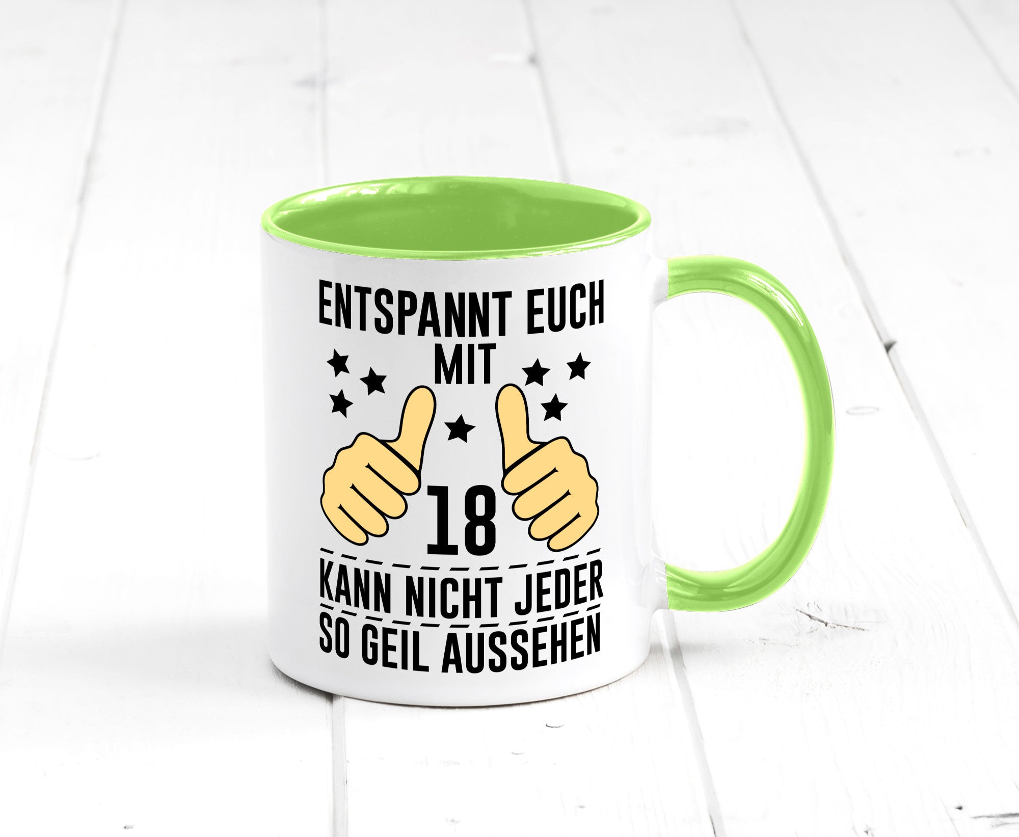 18. Geburtstag | 18 Jahre Geil aussehen Entspannt euch Geschenk Geschenkidee