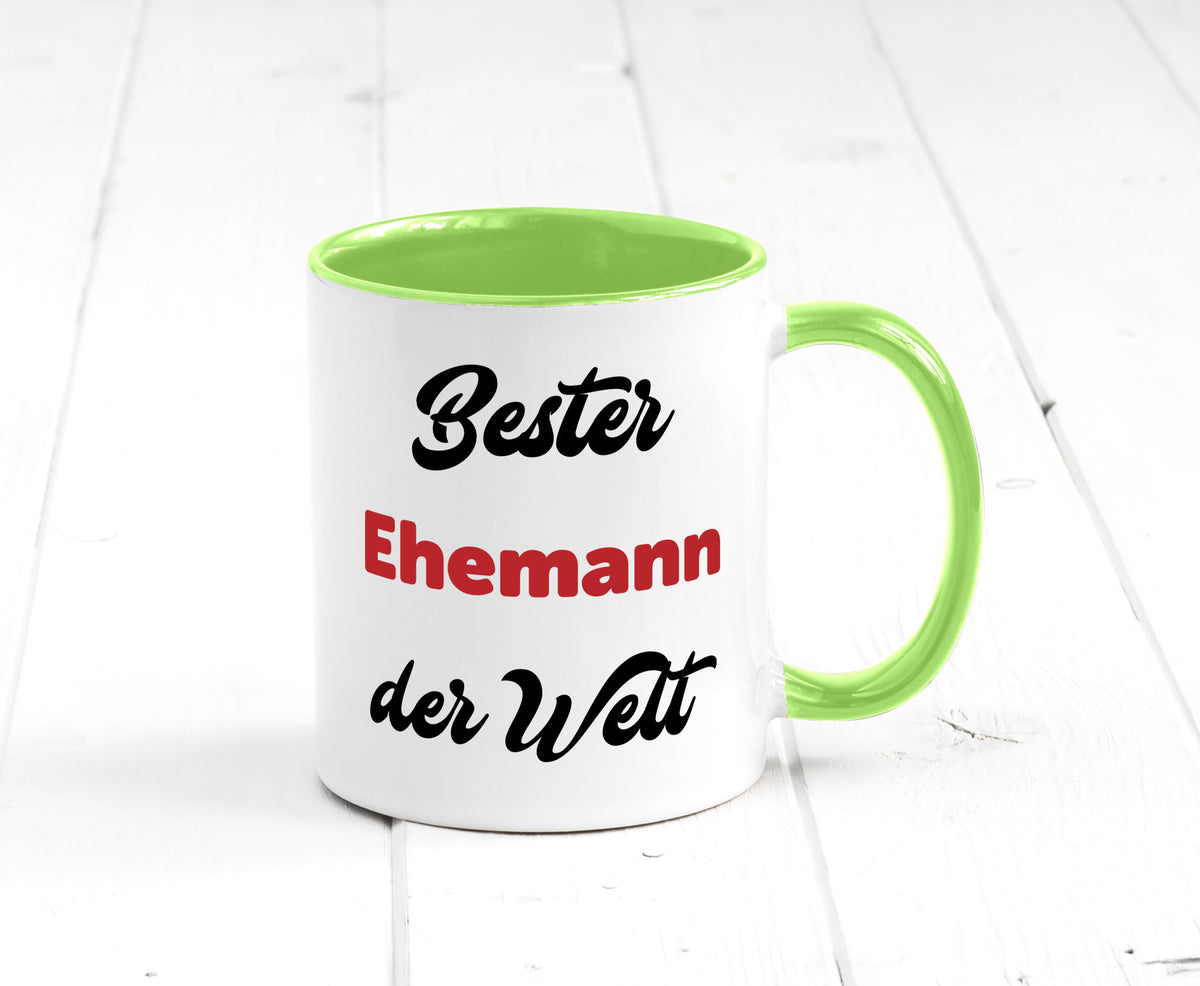 Bester Ehemann der Welt | Ehepaar Geschenkidee Humor Tasse
