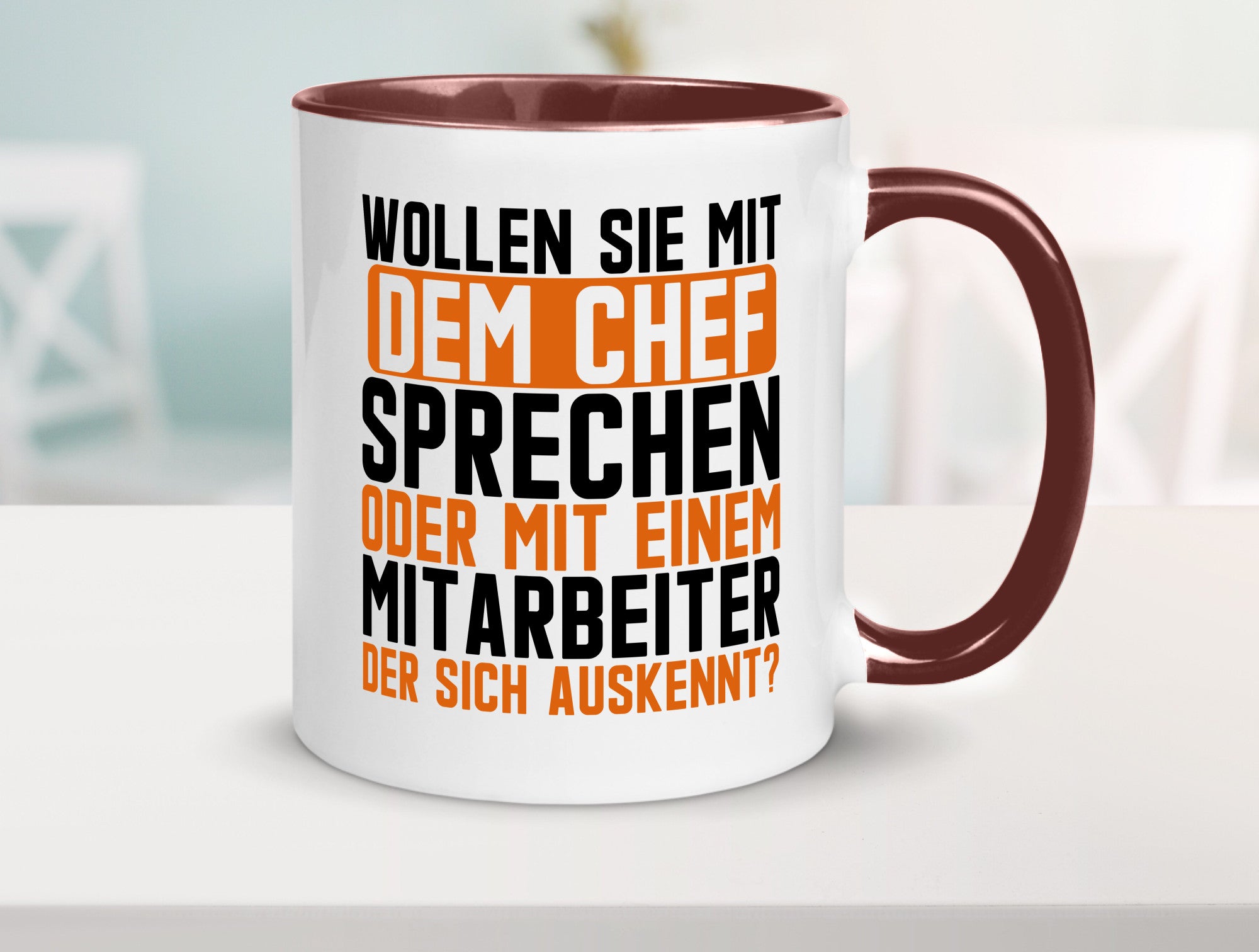 Wollen sie mit dem Chef Sprechen | Mitarbeiter Humor Arbeit Kollegen Büro