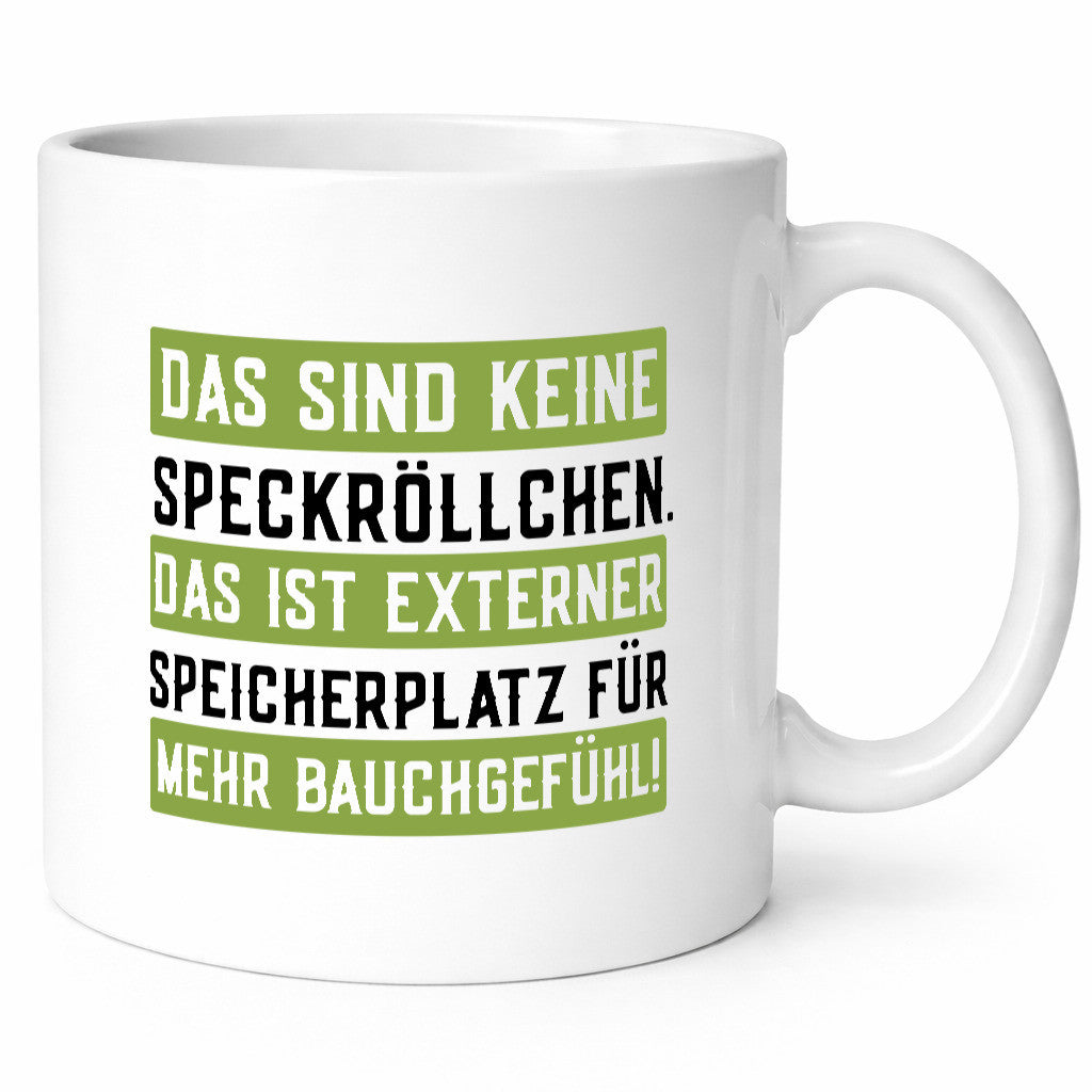 Keine Speckröllchen | Softwareentwickler PC Körperfülle Geschenkidee Humor Tasse