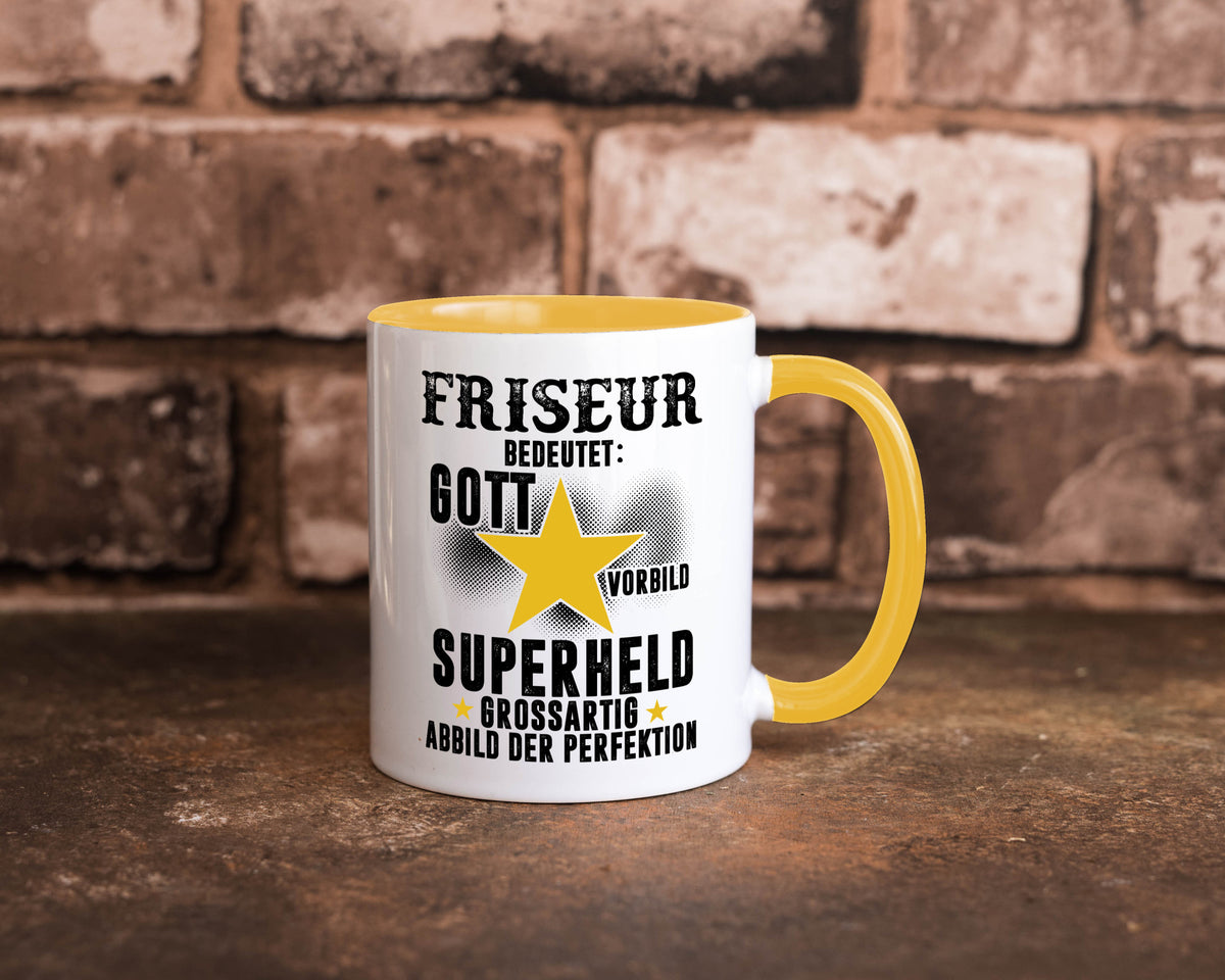 Bedeutung von Friseur | Frisör lustiger Spruch Geschenk Humor Geschenkidee Tasse
