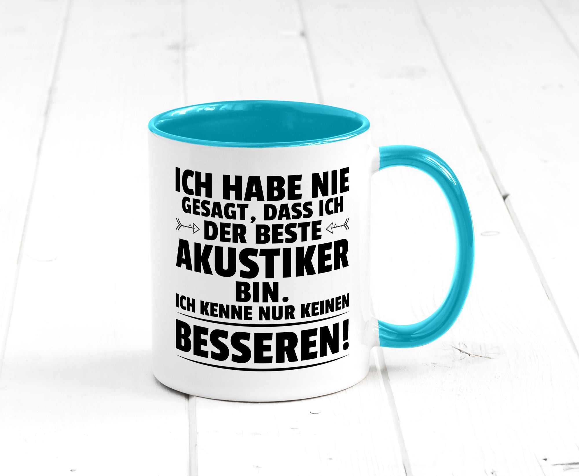 Keinen Besserer Akustiker | Akustik Hörgeräteakustik Geschenkidee Humor Tasse