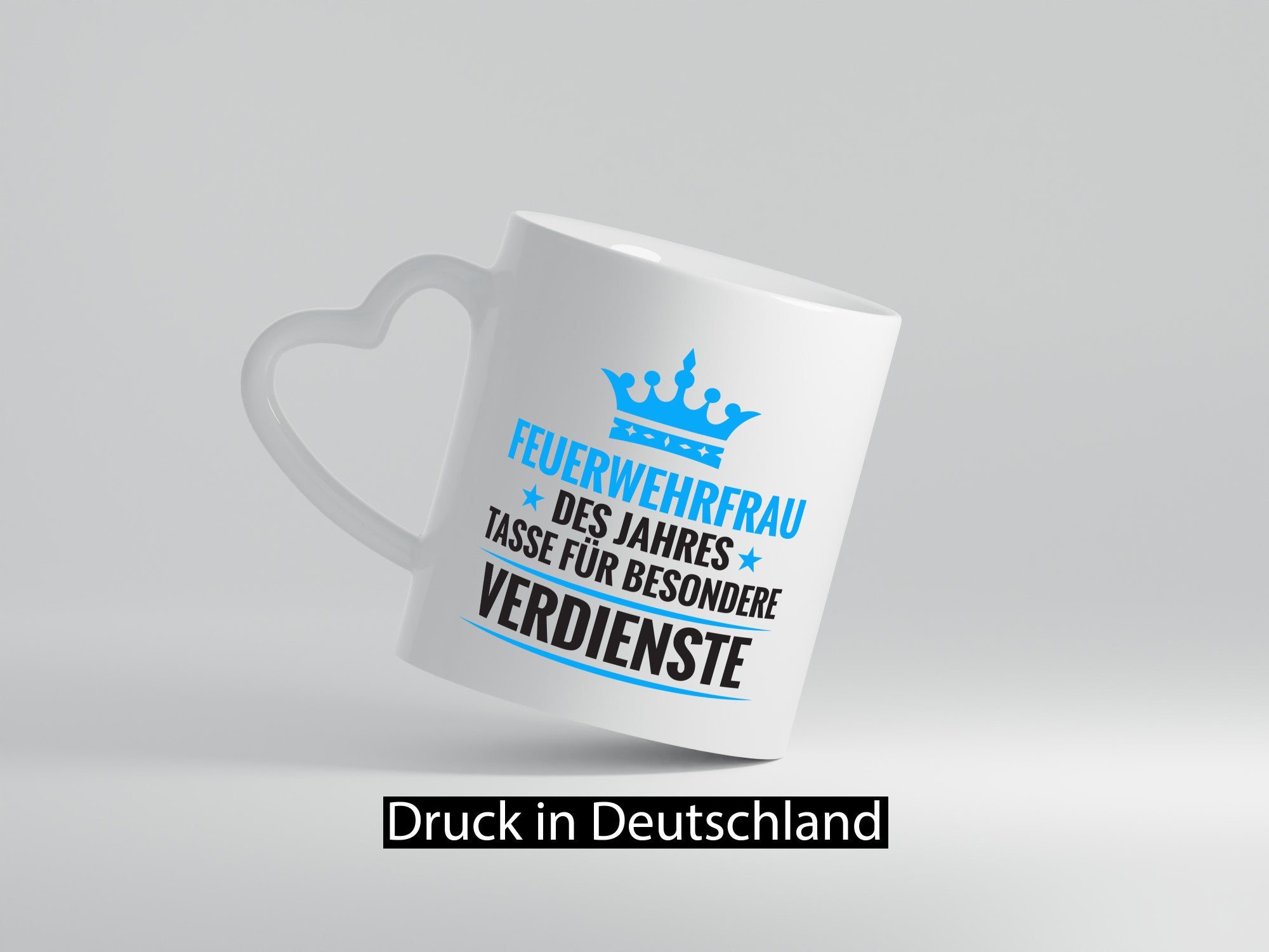 Besonderer Verdienst: Feuerwehrfrau | Feuerwehr Geschenkidee Humor Tasse
