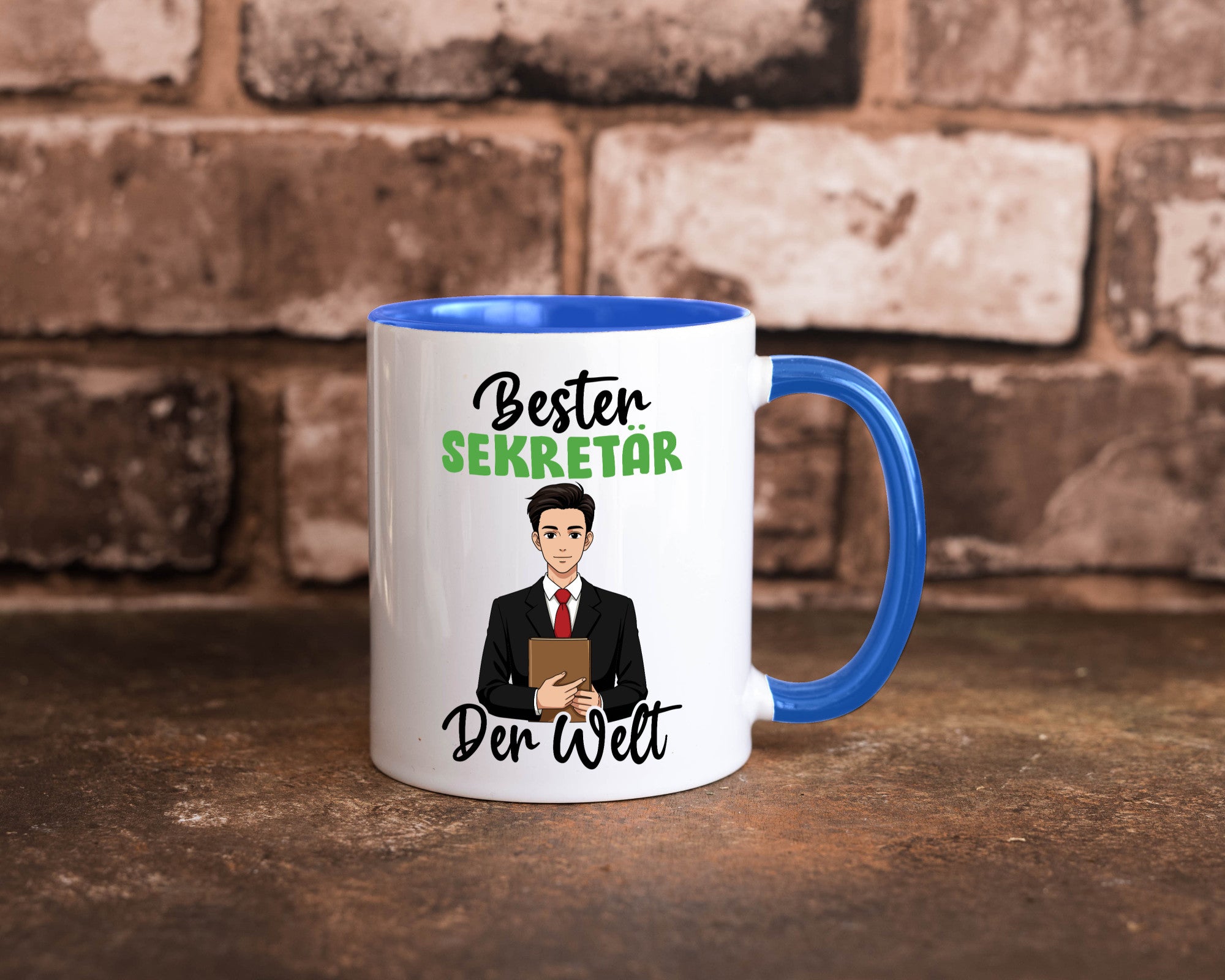 Bester Sekretär | Büro v2 lustiger Spruch Geschenk Arbeit Kollegen Tasse