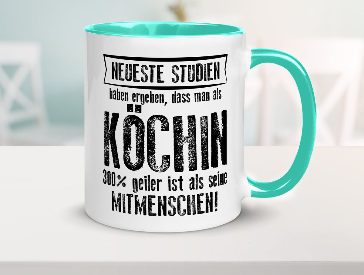 Neuste Studien: Köchin | Chefköchin Chefkoch Geschenk Arbeit Kollegen Büro Tasse