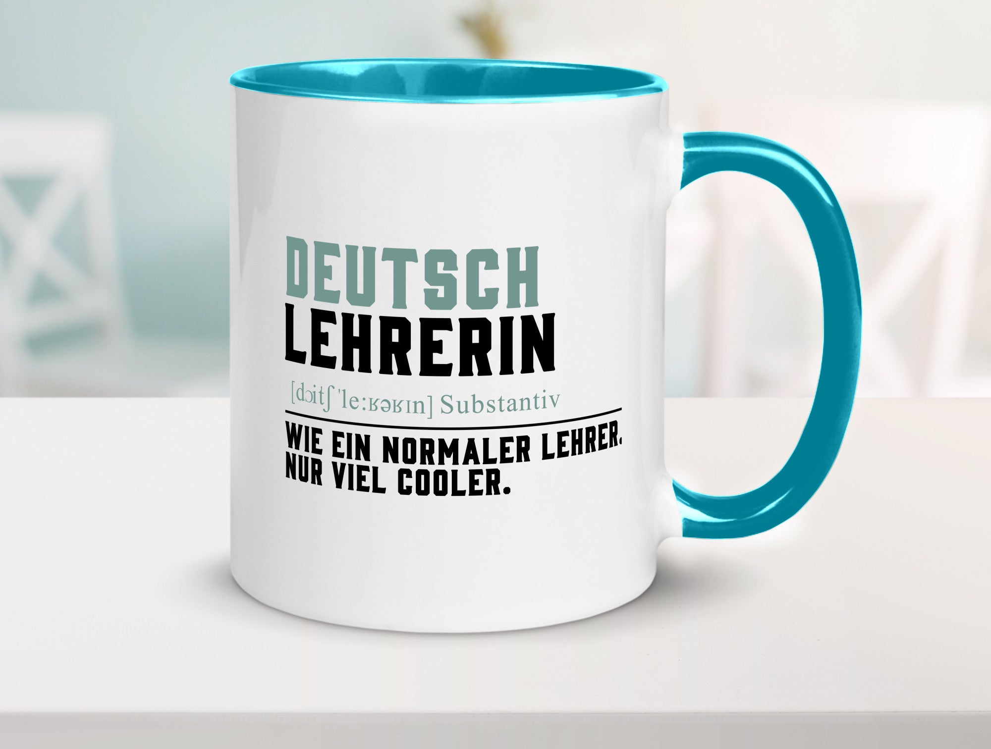 Deutschlehrerin | Lehrerin Unterricht Lieblinglehrerin Geschenkidee Humor Tasse