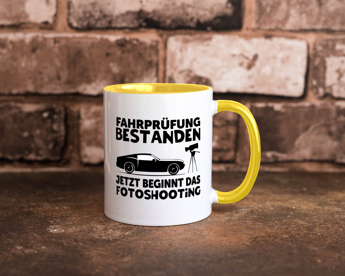 Fahrprüfung bestanden | Autofahren Führerschein Geschenk Humor Geschenkidee Tasse