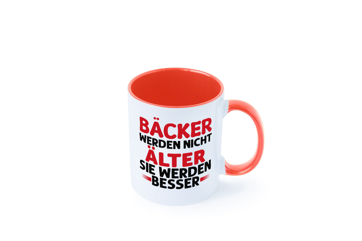 Bäcker werden nicht älter Sie besser lustig Humor Geschenkidee Geschenk Tasse