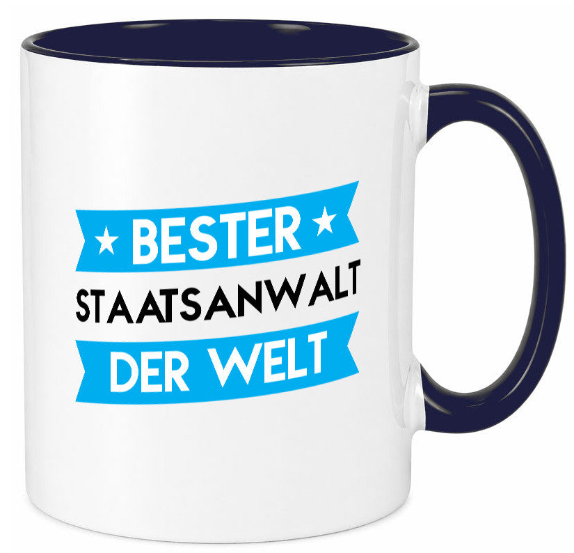 Bester Staatsanwalt | Anwalt Jurist lustig Humor Geschenkidee Geschenk Tasse