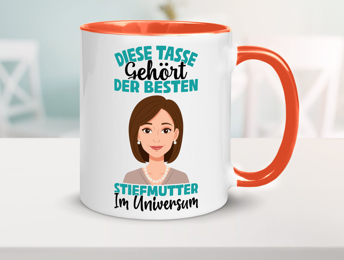 Im Universum: Stiefmutter | Stieftochter Beste Geschenk Familie Geschenkidee Tasse