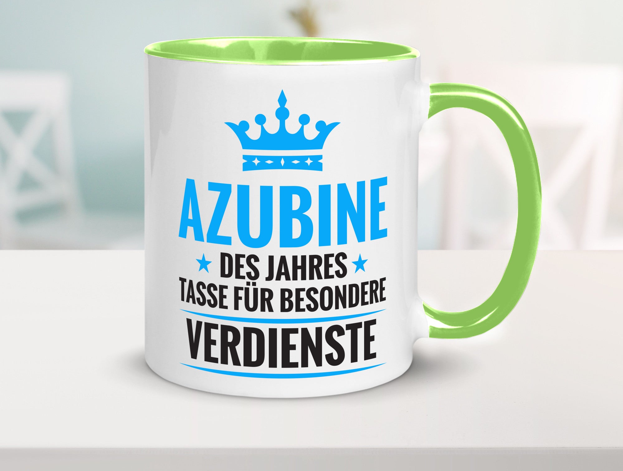 Besonderer Verdienst: Azubine | Ausbildung Lehrling lustig Humor Geschenkidee