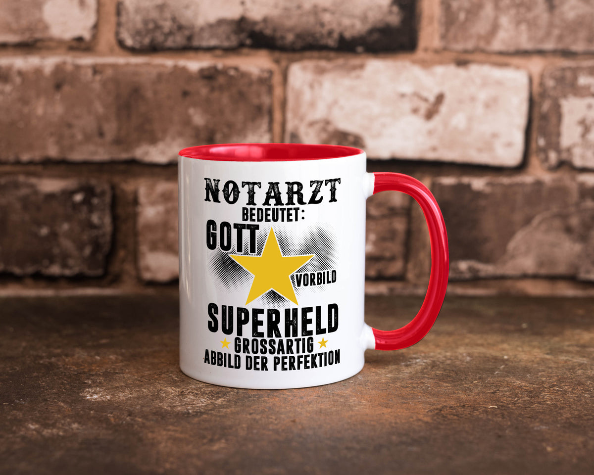 Bedeutung von Notarzt | Arzt Geschenkidee Humor Tasse