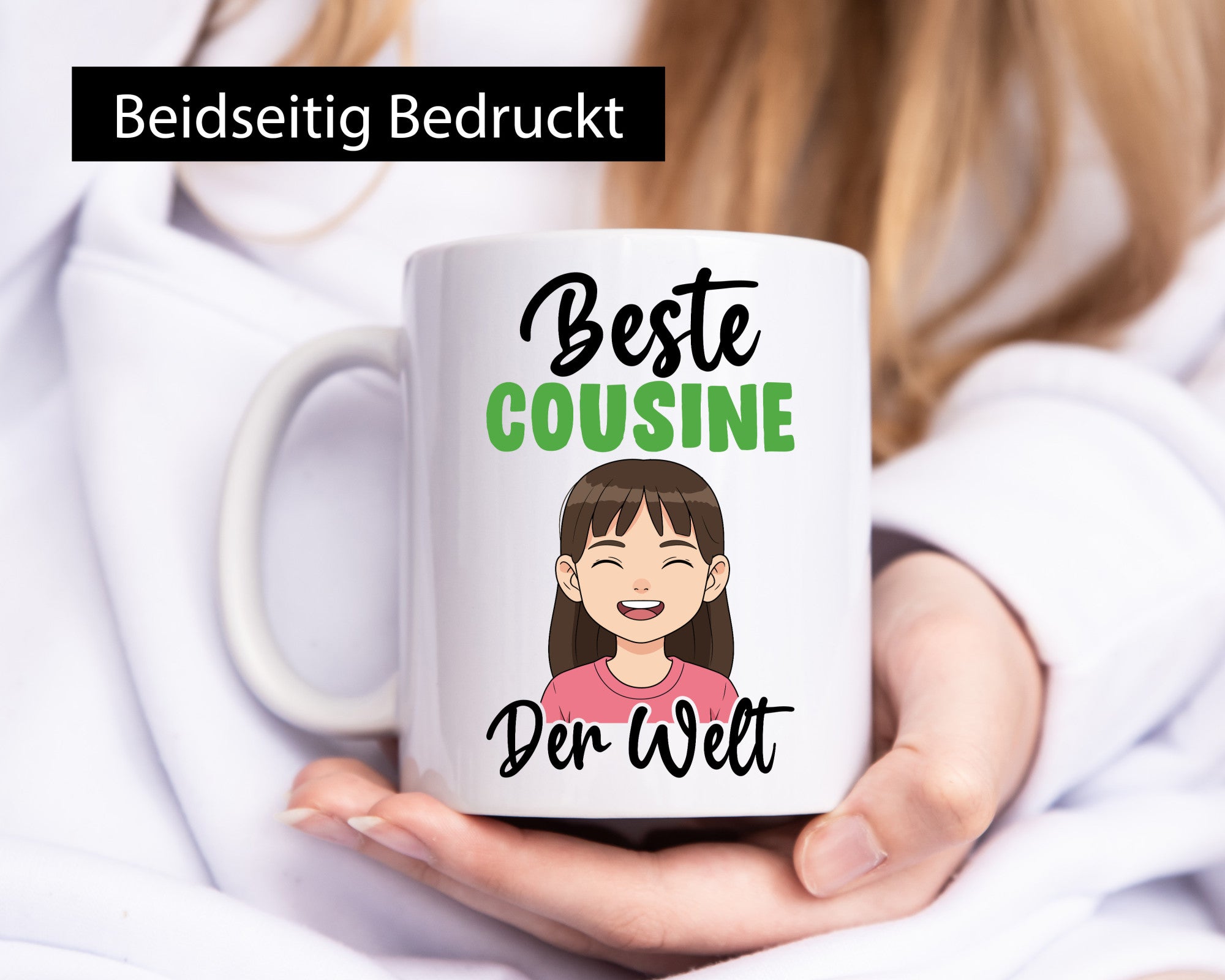 Beste Cousine | Familie Verwandschaft Humor Geschenkidee Tasse