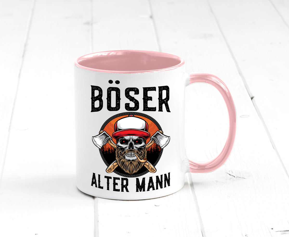Böser alter Mann Humor Geschenkidee Tasse