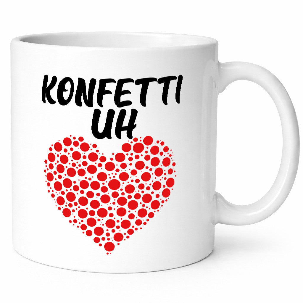 Konfetti im Herzen | buntes Herz Karneval Fasching lustig Humor Geschenkidee