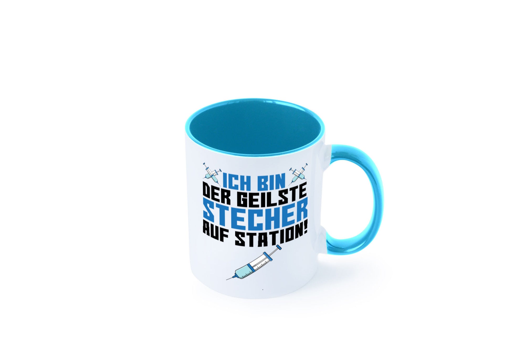 Ich bin der geilste Stecher | Pfleger Arzt Spritze lustig Humor Geschenkidee