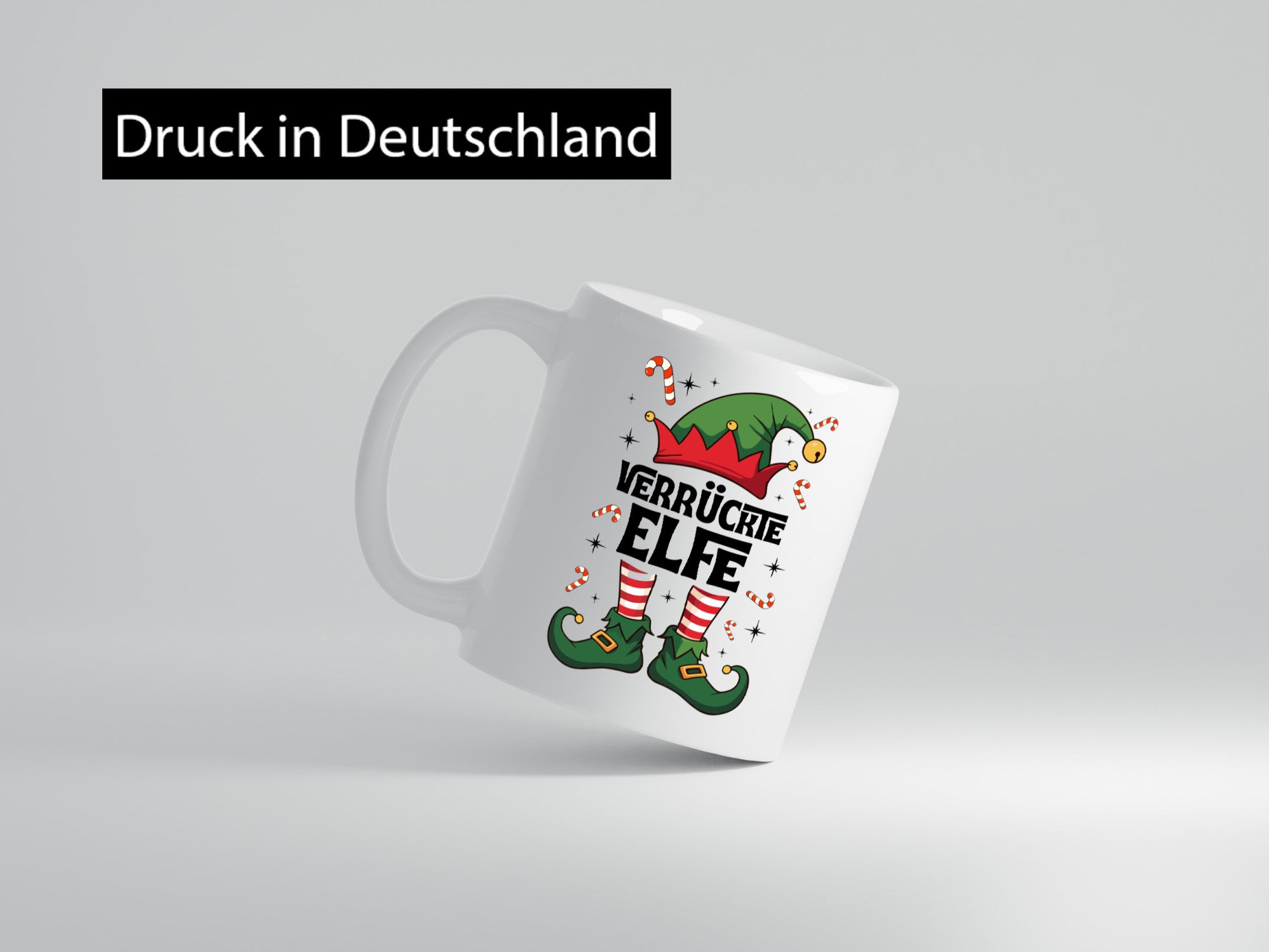 Verrückte Elfe | Weihnachtself Weihnachten Geschenkidee Humor Tasse