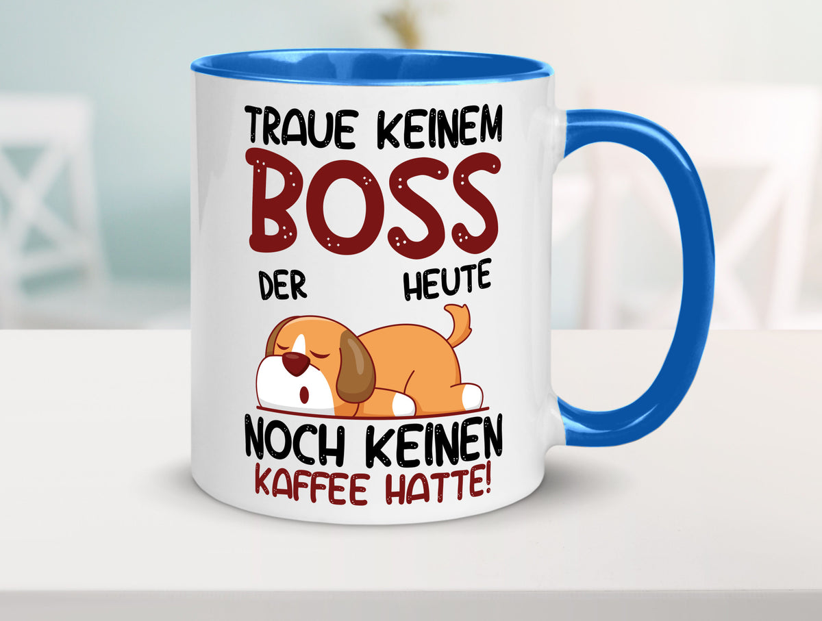 Traue keinem Boss | Führungskraft Vorgesetzter Geschenkidee Humor Tasse