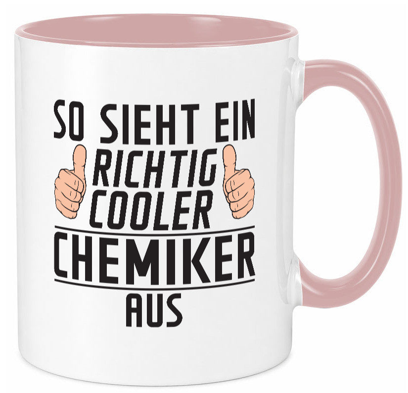 Richtig Cooler Chemiker | Chemie Labor Wissenschaft lustig Humor Geschenkidee Tasse