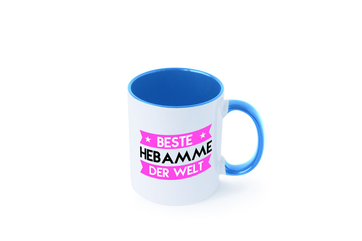 Beste Hebamme | Geburtshilfe lustiger Spruch Geschenk Humor Geschenkidee Tasse