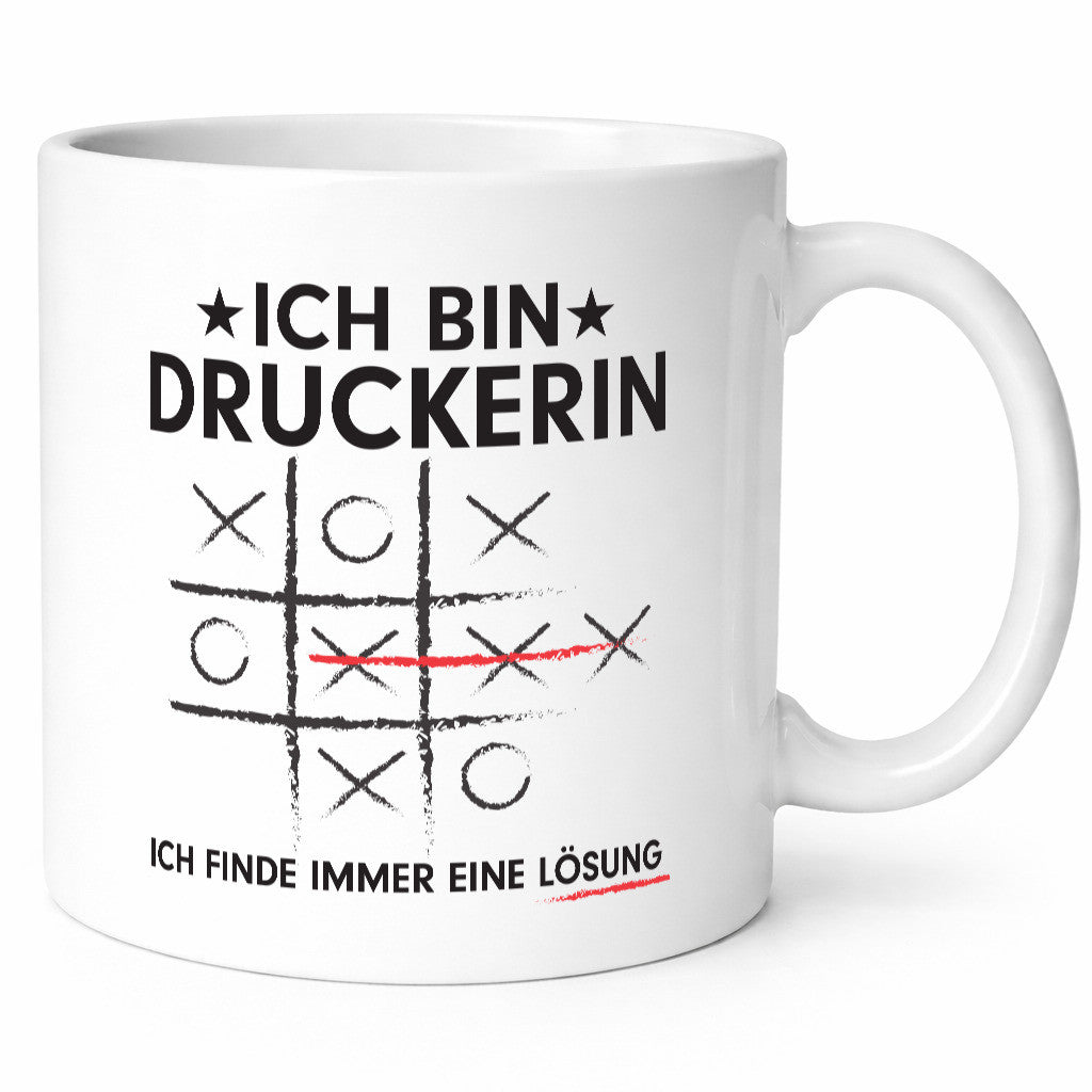 Lösung finden: Druckerin | Druckerei Print Medien v2 lustiger Spruch Geschenk