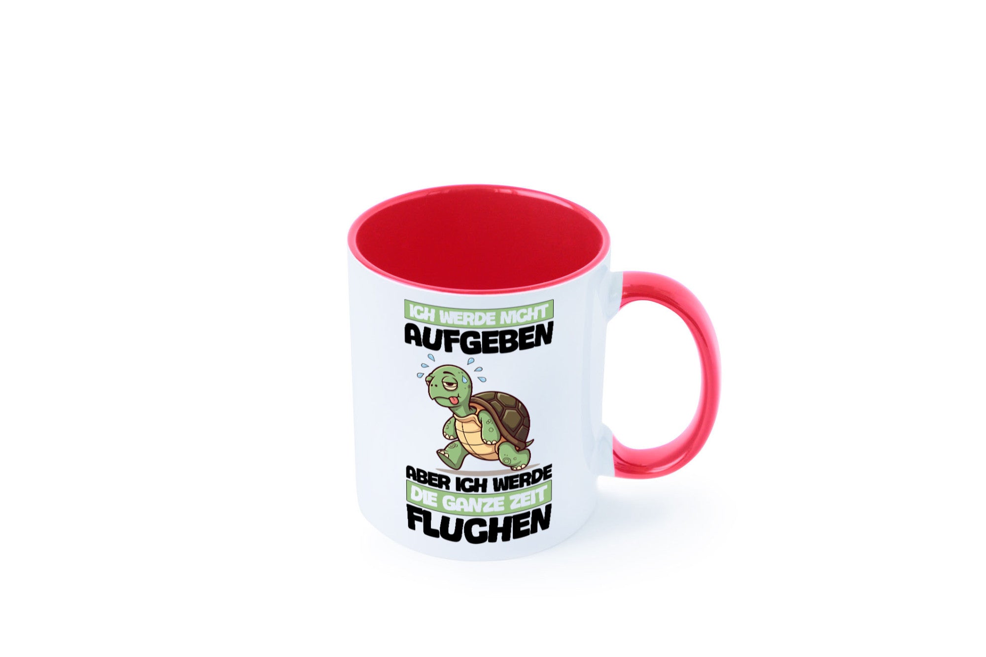 Ich geb nicht auf werde aber fluchen | Schildkröte Joggen v2 Humor Geschenkidee