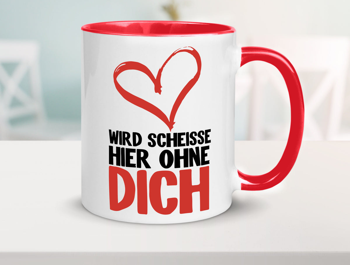 Wird Scheisse Geschenk Humor Geschenkidee lustiger Spruch Tasse