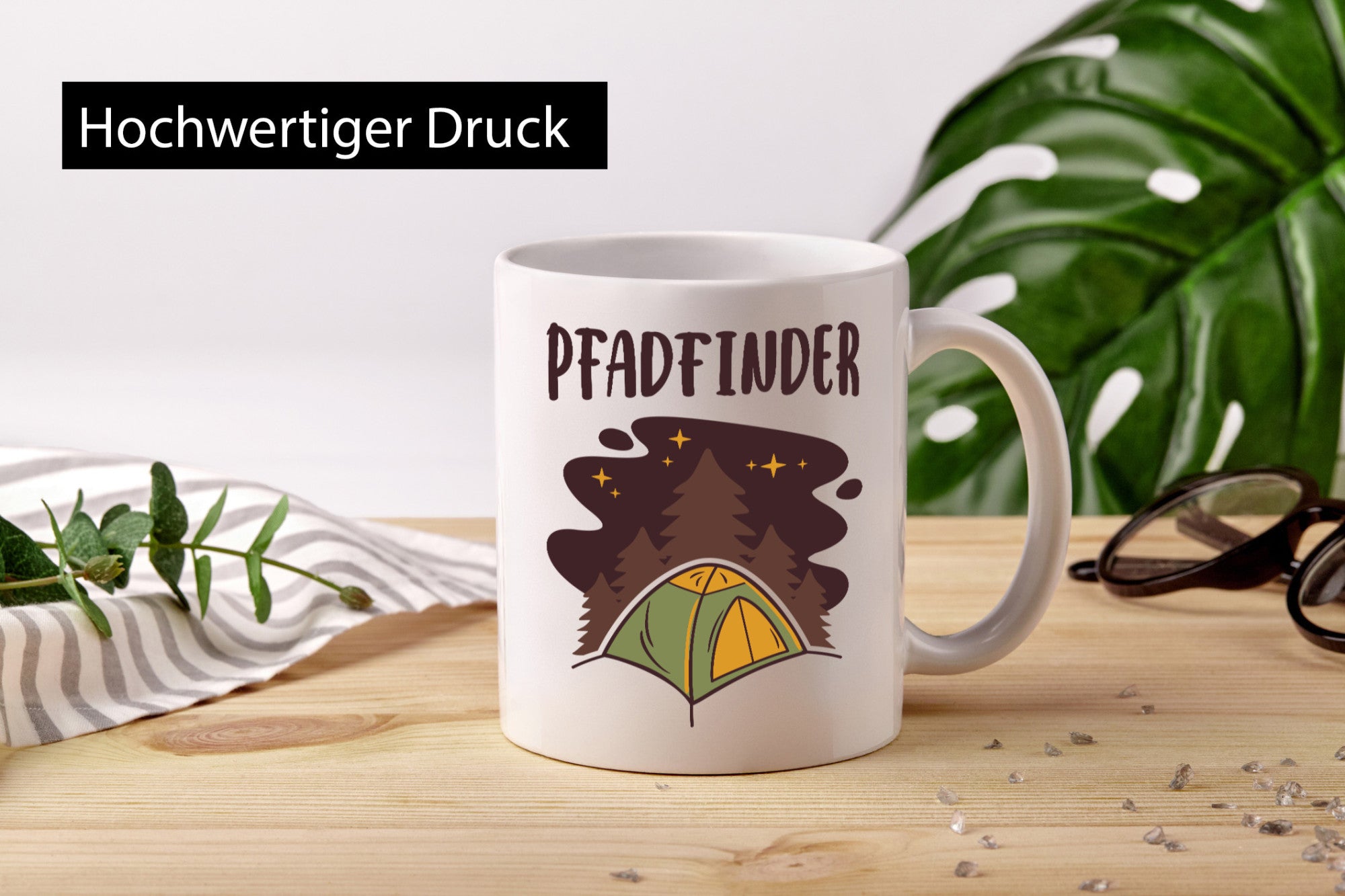 Pfadfinder | Zelten Lagerfeuer Campen v2 Geschenkidee Humor Tasse