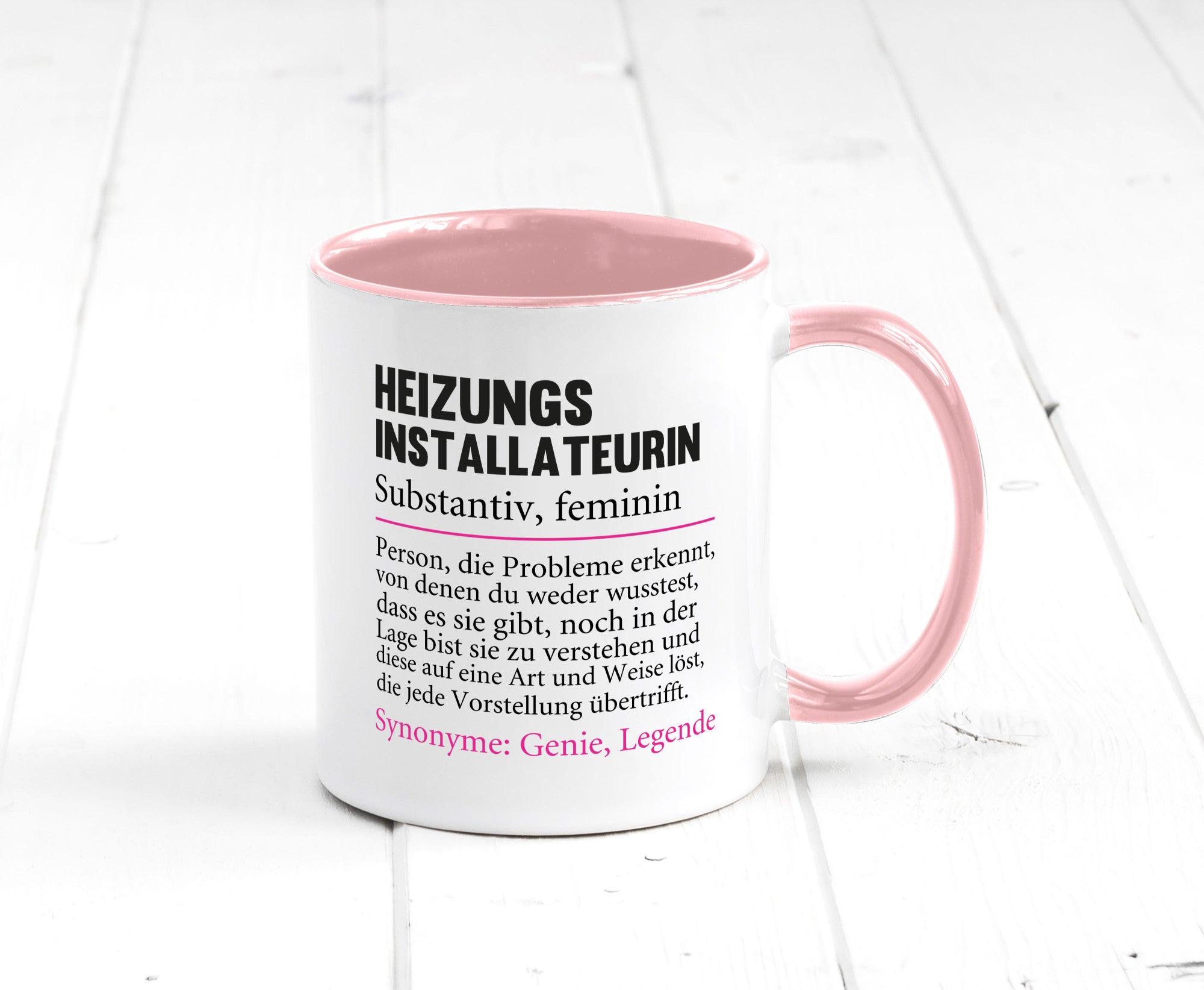 Heizungsinstallateurin | Beruf Spruch Heizung Geschenkidee Arbeit Kollegen Büro
