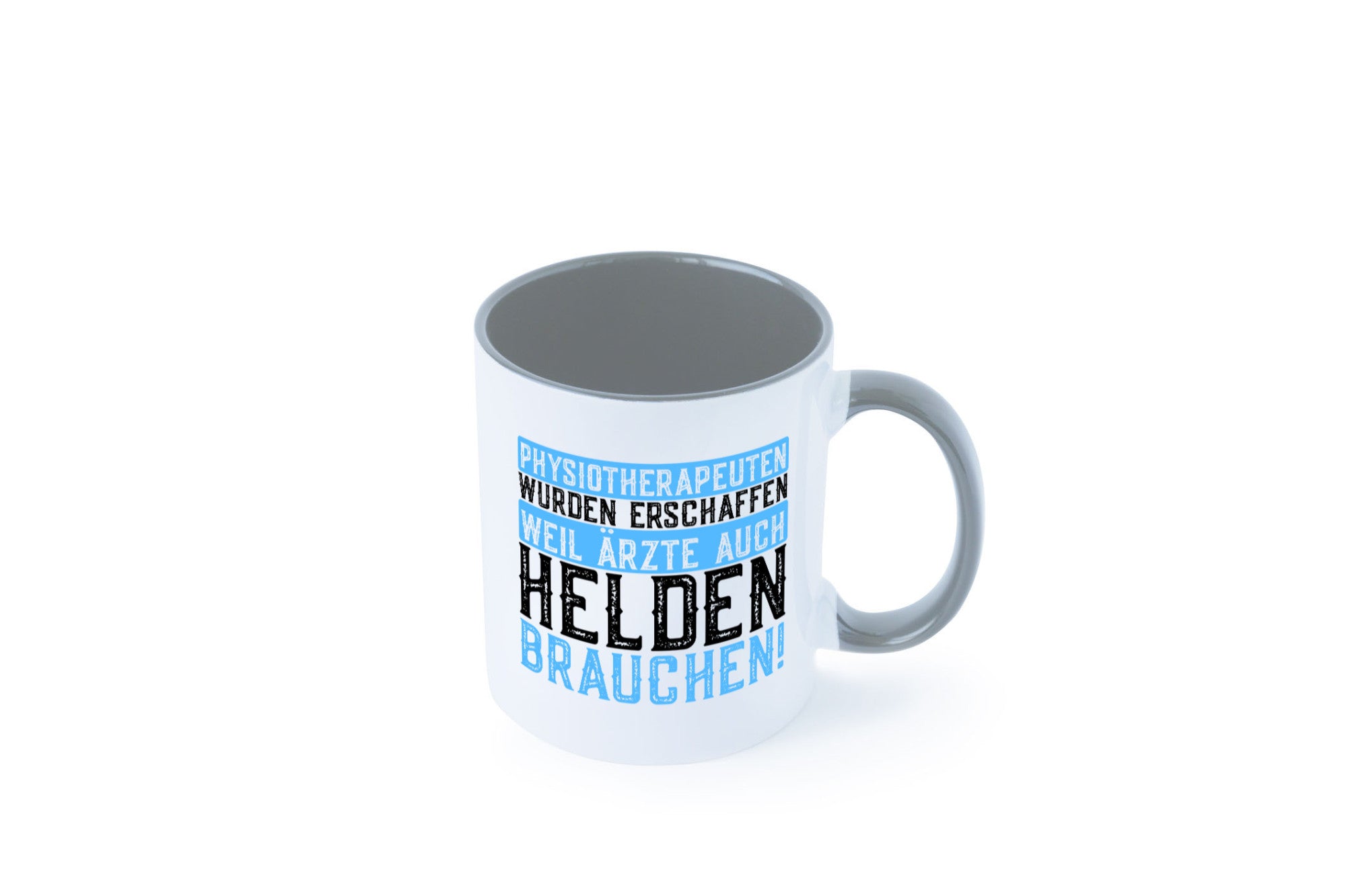 Physiotherapeut | Helden Therapeutin lustiger Spruch Humor Geschenkidee Tasse