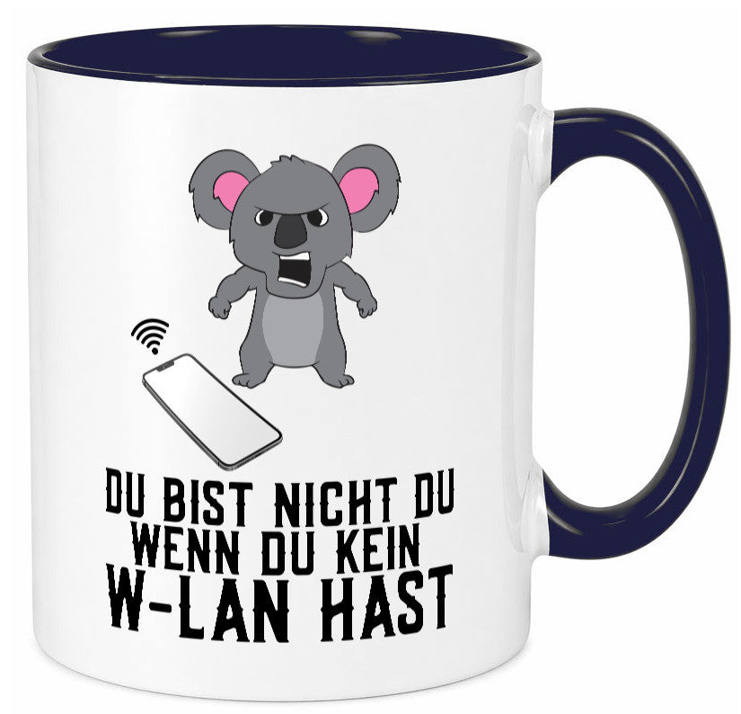 Du bist nicht | wütender Bär WLAN Computer Nerd Geschenkidee Humor Tasse